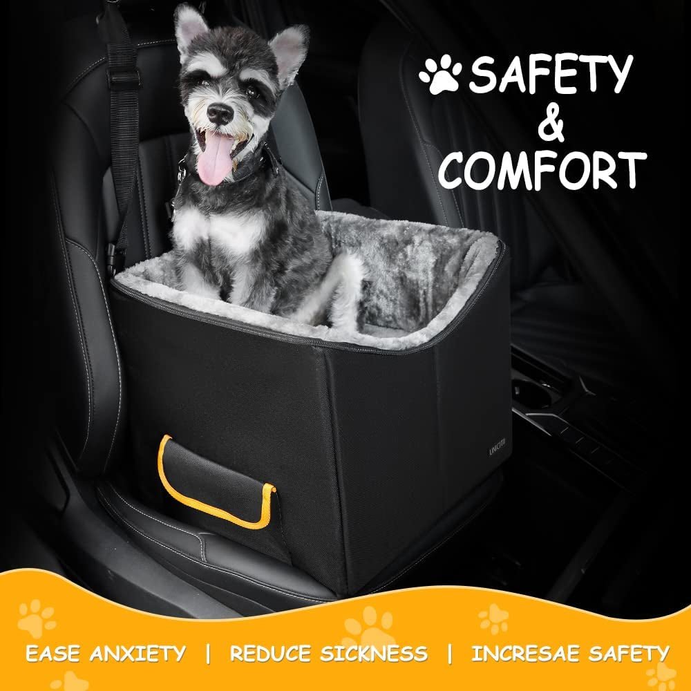 Dog Car Seat for Small Dogs, Elevated Dog Booster Seat Pet Travel Carr
Dog Lookout Booster Seat: Elevated design raises pet up for a better view out the window, making car rides even more fun for your pet.
Distraction-free Driving: BucSmall Dogs, Elevated Dog Booster Seat Pet Travel Carrier Bed