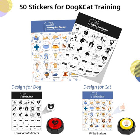Pet Training Button, Dog Voice Training Buzzer, Dog Button, Dog Button
🎶【Simple communication】 What skills do you want to train your dog? It is recommended to start with simple daily routines; play, eat, go to the toilet, drink water,Pet Training Button, Dog Voice Training Buzzer, Dog Button, Dog Button