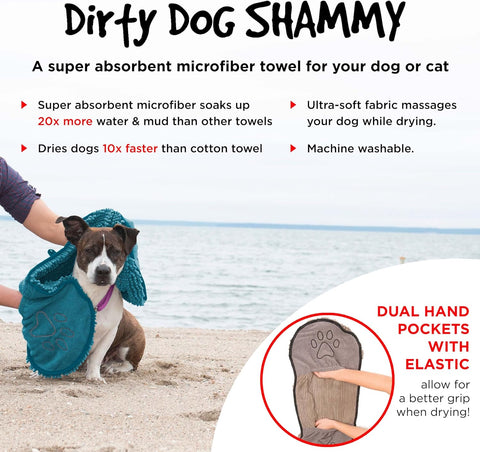 Shammy Dog Towels for Drying Dogs - Heavy Duty Soft Microfiber Bath To
AMAZING MICROFIBER SHAMMY: Made from the same material as our popular door mats, these shammies are made of super soft, incredibly absorbent, quick drying microfibeDrying Dogs - Heavy Duty Soft Microfiber Bath Towel - Super Absorbent, Quick Drying, & Machine Washable -