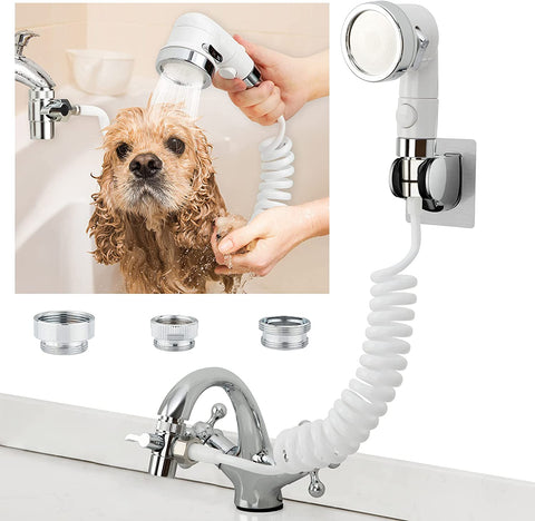 Sink Faucet Sprayer Attachment, Shower Head Attaches to Tub Faucet, Do
Sink Tub Faucet Sprayer Attachment: add a portable shower to your existing faucet or tub spouts, extend faucet function, fit for most kitchen sink faucet, bathroom Sink Faucet Sprayer Attachment, Shower Head Attaches