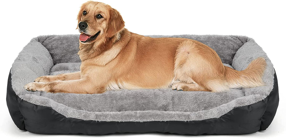 Orthopedic Dog Bed, Bolster Couch Dog Bed for Large Dogs, Removable Wadog bed Product Description ABOUT OUR STORY: In the course of mankind, dogs are our friendly friends. Summer was the first puppy in my life. When I was seven, SummerLarge Dogs, Removable Washable Cover Pet Bed, Foam Nonskid Dog Mat
