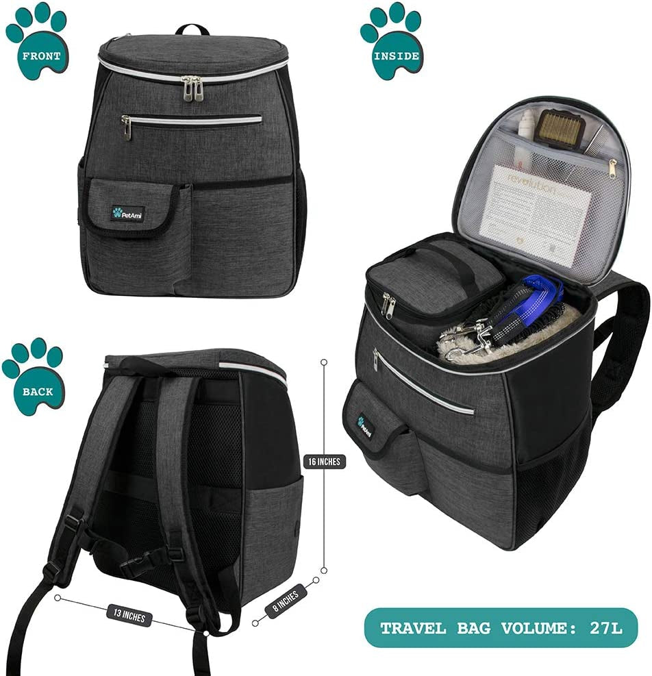 Dog Travel Bag Backpack, Airline Approved Dog Bags for Traveling, Pupp
DOG TRAVEL BAG BACKPACK: This airline approved dog bag for traveling is functionally perfect for dog mom and dad. Whether you're going on an overnight road trip, orTraveling, Puppy Diaper Bag Supplies, Pet Camping Essentials Hiking Accessories Dog Mom Gift, Food Container, Collapsible Bowls, Dark Gray