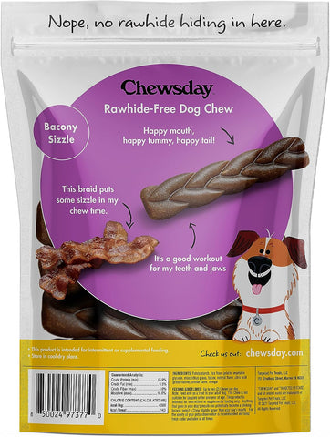 5-Inch Dog Chew Braids, Made in the USA, All Natural Rawhide-Free High
Bacony Sizzle Chew Braid: These rawhide-free braided chews have just the right combination of chewy and tough consistency that are perfect for INTERMEDIATE chewers.5-Inch Dog Chew Braids, Made