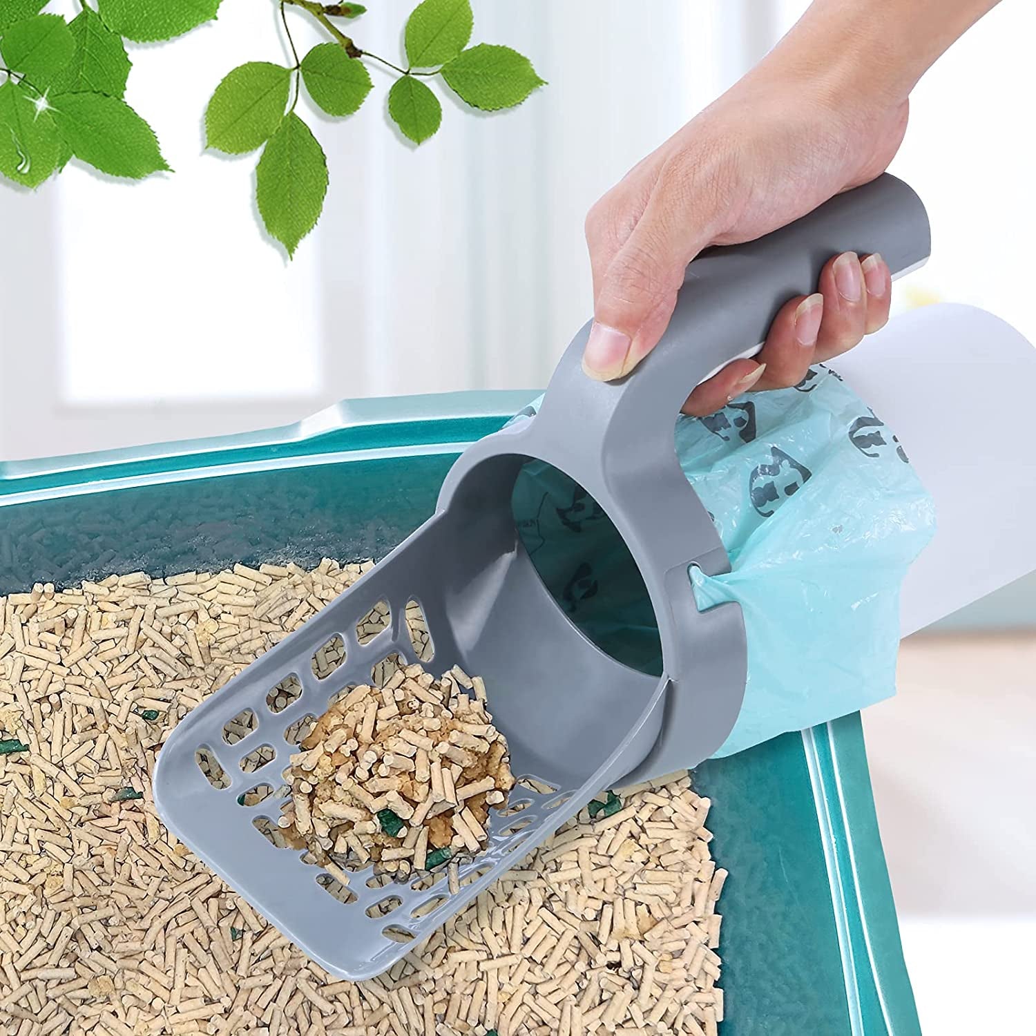 Cat Litter Scooper Large Capacity with Built-In Bag Cat Shovel Pet Cle


Product Description:Item Type:Cat Litter ShovelMaterial:ABSSize: 12x29cm (1cm=0.39inches)Weight:200gFeatures:
1.This cat litter scoop comes with a trash can, whicBag Cat Shovel Pet Cleaning Poop Bag Kitten Cleaning Tool Pet Accessories