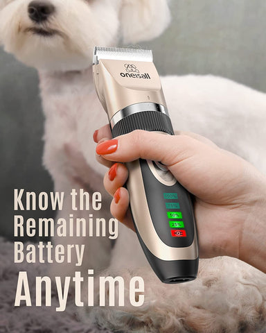 Dog Clippers Low Noise, 2-Speed Quiet Dog Grooming Kit Rechargeable Co
✄Cordless Design &amp; Easy to Use: Cordless feature is very convenient. It can be used cordless and also used when charging.Quite easy to use for Green hand! 2 SpeDog Clippers Low Noise, 2-Speed Quiet Dog Grooming Kit Rechargeable Cordless Pet Hair Clipper Trimmer Shaver