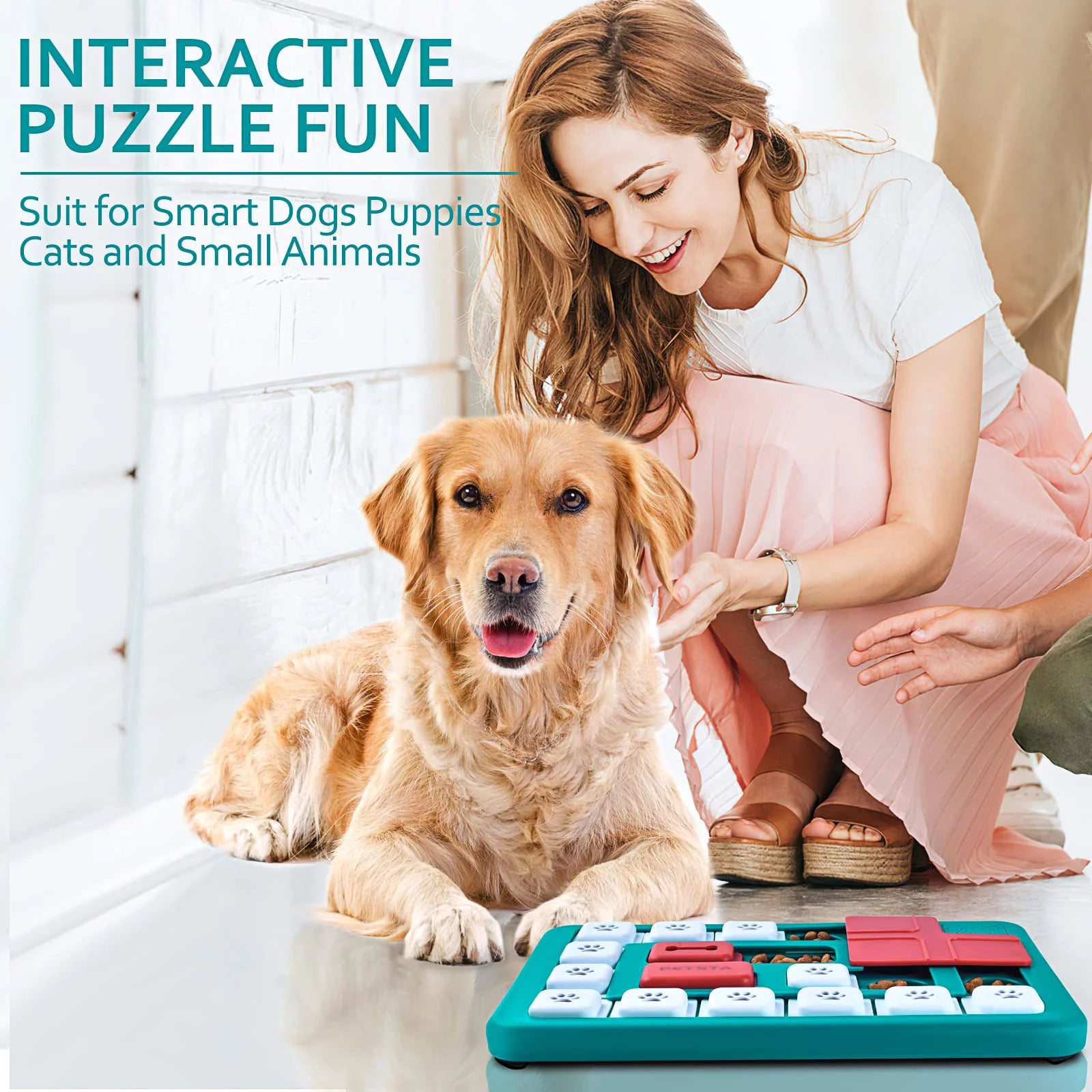Dog Puzzle Toys for Smart Dogs, Interactive Dog Treat Puzzle for Large
 PETSTA cares about the physical and mental health of your furry friends. Making dogs and cats healthier is PETSTA's mission. PETSTA puzzle toys can help release thMental Stimulation Brain Games, Dog Food Puzzles Treat Dispensing Toys
