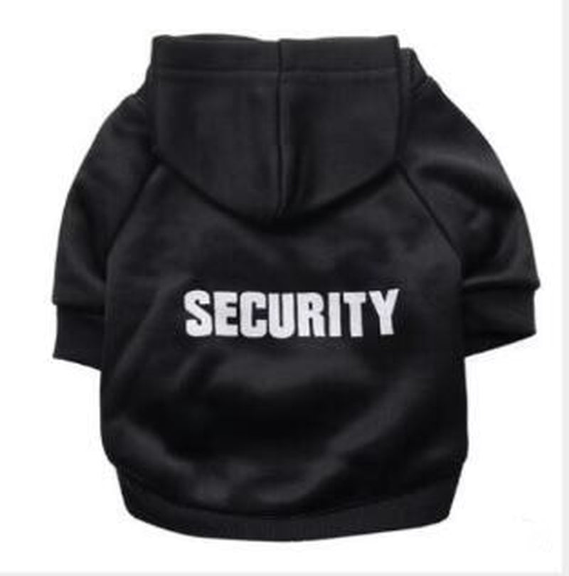  Security Cat Clothes Pet Cat Coats Jacket Hoodies for Cats 